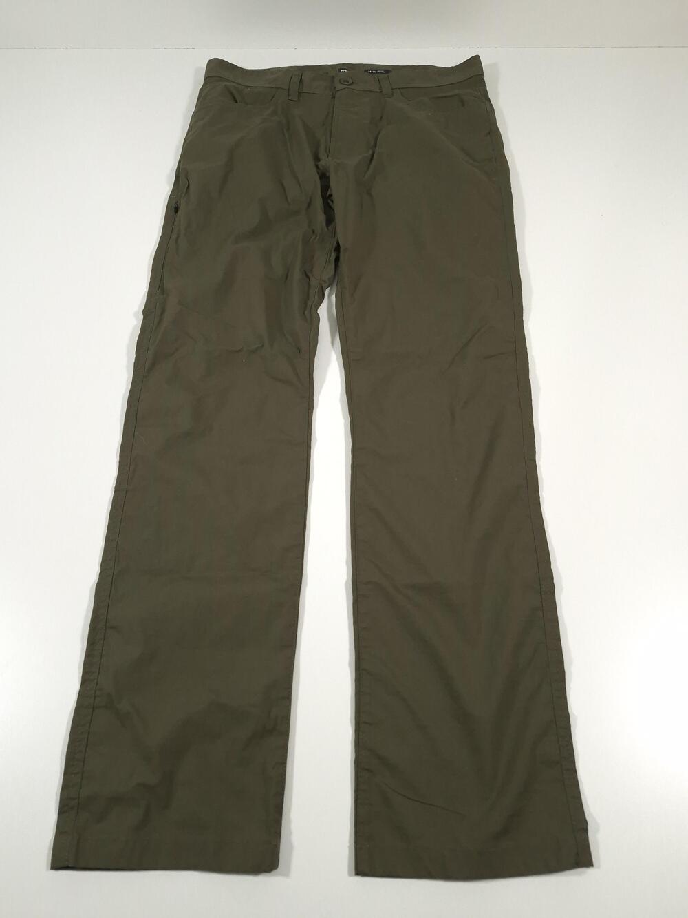 Prana Men's Double Peak Slim Pants Green 1968421 34x32 Hiking